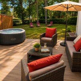 Villa de charme avec jacuzzi à 10 min de l'océan - 5 chambres- 11 couchages -, hotel em Messanges