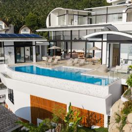 YU Samui Designer 4BR Hilltop Premium Villa with Panoramic Sea View & Private Gym