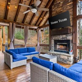 Cherry Log Cabin Hot Tub Game Room Stunning Views