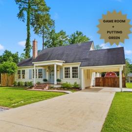 Lux 4BR Home With Putting Green-Game Room-Fire Pit