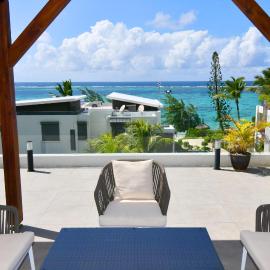 Penthouse de la plage, private lift