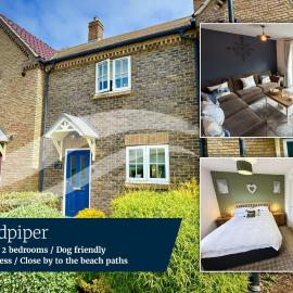 The Sandpiper - Part of the The Bay Filey Holiday Village with pool, gym and direct beach access, pub, restaurant, tennis and meadows walks, hotell i Reighton