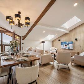 Luxury Penthouse Courchevel Sauna Views 4BR Nebula