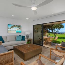 Maalaea Surf Oceanfront 1 BR Sleeps 4 Sailors Surfers Paradise Complimentary Car with 6 Nights MSR-F2 by KBM