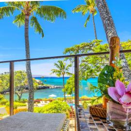 Napili Point Ocean View 2 BR Sleeps 6 Villas Peaceful Romantic Retreat Complimentary Car with 6 Nights NAP-C37 by KBM