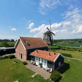 Landelijk slapen bij molen in Ovezande 4C, hotel a Ovezande