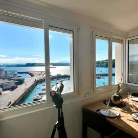 Port du Rosmeur, Superbe vue mer et panorama sur la baie