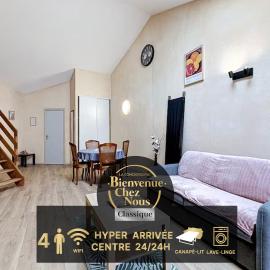Duplex spacieux calme à deux pas du centre-ville