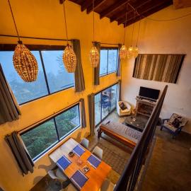 Loft mirador de montaña, vista panorámica, Chimenea, hotel in Acajete