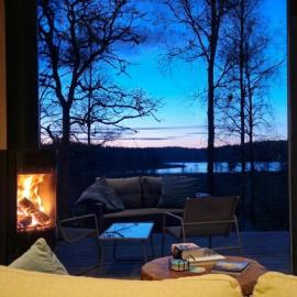 Panorama Studio - Sauna, Lakeview & Fireplace, Hotel in Skaveröd