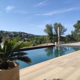 Haute Villa avec piscine pour 6 personnes, à 10mn de l aéroport d'Ajaccio et des plages