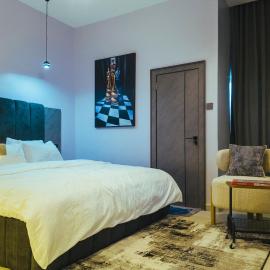 Studio Apartment -LIAM Signature Akowonjo Egbeda、Akindeのホテル