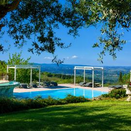 Villa Le Polle di Meletro - Exclusive Tuscan Villa with Private Pool & Panoramic Glass Sauna