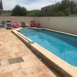 superbe villa meublée T4 climatisée avec piscine