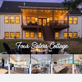 Four Sisters Cottage- Walk to Sister Bay, Fireplace, Ping Pong & More