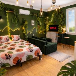 Graulhet में, होटल Le Studio Jungle climatisé