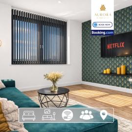 Stylish 1BR With Private Parking & Game Room by Kew Gardens By Aurora WorkNest Short Lets & Serviced Accommodation London