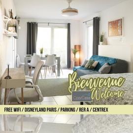 Appartement Cosy Case 6 pers parking proche Disney et Paris