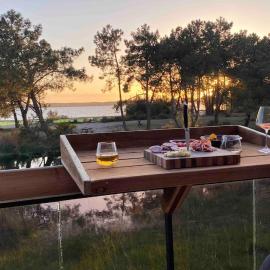 Appartement avec une vue imprenable sur le lac de Hourtin