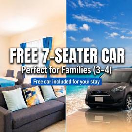Sunstone Residence 2F - Free Rental Car & Airport Pickup - 10 Min to American Village、宜野湾市のホテル