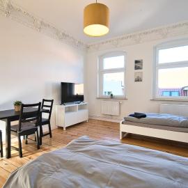 Apt Silver - 4 Einzelbetten Vollausstattung modern neu saniert zentral