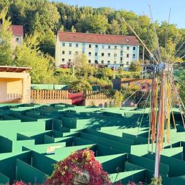 Königstein an der Elbe में, होटल Ferienwohnung am ElbeFreizeitland - Panoramablick - free parking - LILIEN
