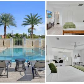 Modern Studio w Kitchen and Pool at Lake Worth, hotel en Lake Worth