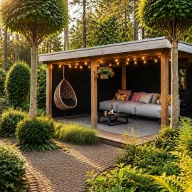StayatSas Pippa, Luxe Boshuis met Grote Omheinde Tuin aan Vijver、Doornspijkのホテル