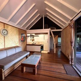Viesnīca Te Ava Iti Bungalows Lagoon View & Beach Access pilsētā Vaianae