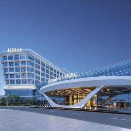 Hilton Guangzhou Baiyun Airport Terminal 3, hotelli Guangzhoussa
