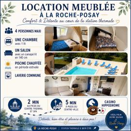 Appartement piscine cure thermale、ラ・ロッシュ・ポゼのホテル