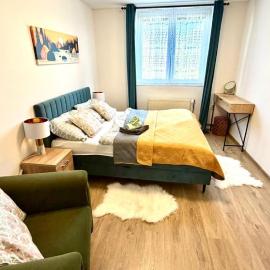 Šumavsky rodinný apartmán pod SKI Zadov 70m2