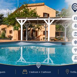 Estay - Podere 100 Country House - Apartment Terra: Fertilia'da bir otel