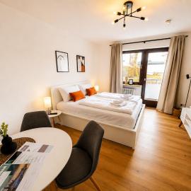 'GoldPath' Passau - Spitalhof I Modern I WLAN I Küche I Balkon I SmartTV mit Wipu