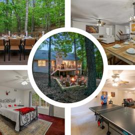 RidgeHaven Retreat Massanutten 4BR Cabin w Fire Pit Games & Outdoor Dining, Hotel in McGaheysville