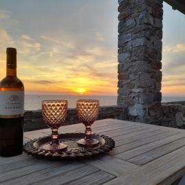 il mare stone house with Aegean view, hotel in Agios Dimitrios