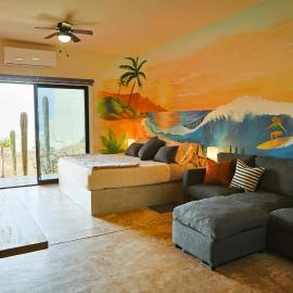 Walk-Out Surf Access | Beachfront, Los Cerritos, hotelli kohteessa El Pescadero