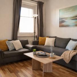 5-Personen Apartment ideal für Monteure - Einzelbetten, Self Check-in, Küche, Waschmaschine