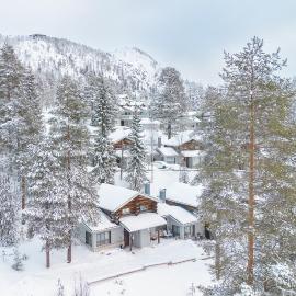Lilla Loimu, 2 skipasses RUKA-PYHÄ included, skibus doorstep
