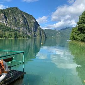 Ferienwohnung Seestern-Mondsee, hotel v destinaci Unterach am Attersee