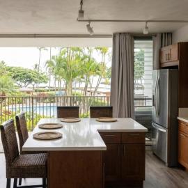 Ocean View Condo Steps Away from Kam III Beach