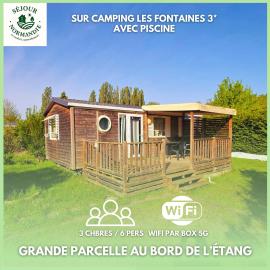 Séjour Normandie - Mobilhome basic 3ch-6p avec WiFi dans l'Eure