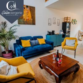 Villa Pegasus - 3 chambres - parkings - jardin, hotel a Bénouville