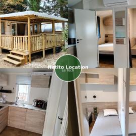 NATITOLOCATION - Mobil Home Premium - Camping Le Bosc 4etoiles - Saint Cyprien, hotel in Saint-Cyprien