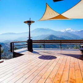Mountain shelter on the way to Farellones, hotel in Santiago