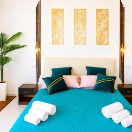 Monolocale elegante con design moderno e atmosfera tropical chic, hotel a Nardò