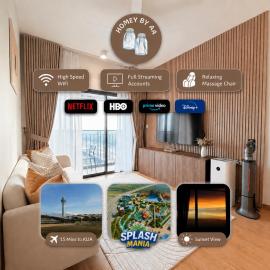 HomeyByAA w Sunset View, Massage Chair, Air Purifier at Mayabay Gamuda Cove