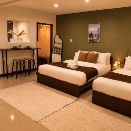 Vintage Time tunnel - 3 Queen beds - PhayaThai BTS