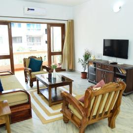 Apartment in Varca 2BHK, 5 Min Walk from beach