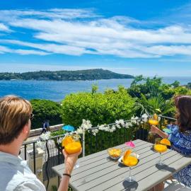 Villa with a view of Villefranche-sur-Mer Bay